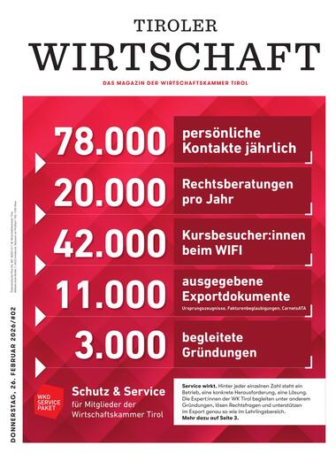 Tiroler Wirtschaft 2026-02-26